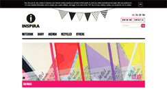 Desktop Screenshot of inspira-stationery.com